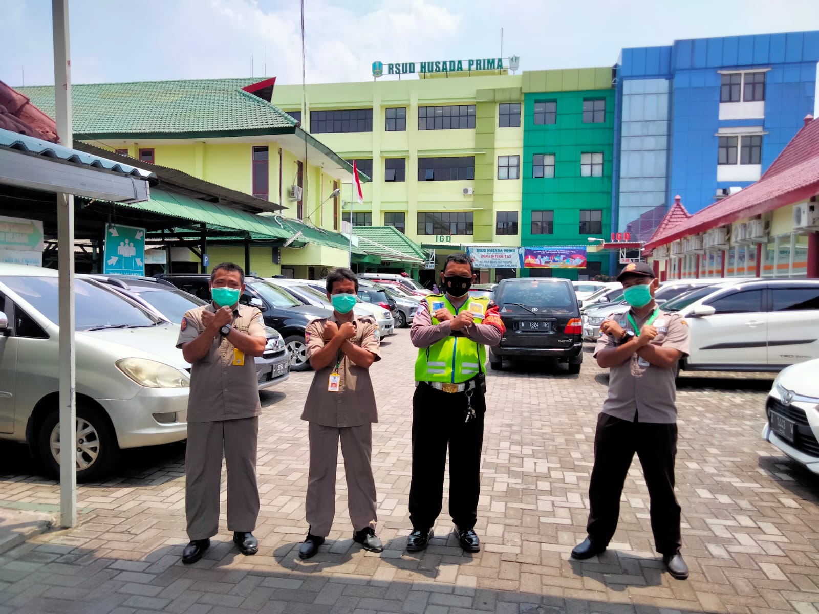 Polsek Semampir Gelar Patroli di Rumah Sakit, Antisipasi Pengambilan Paksa Pasien Covid-19