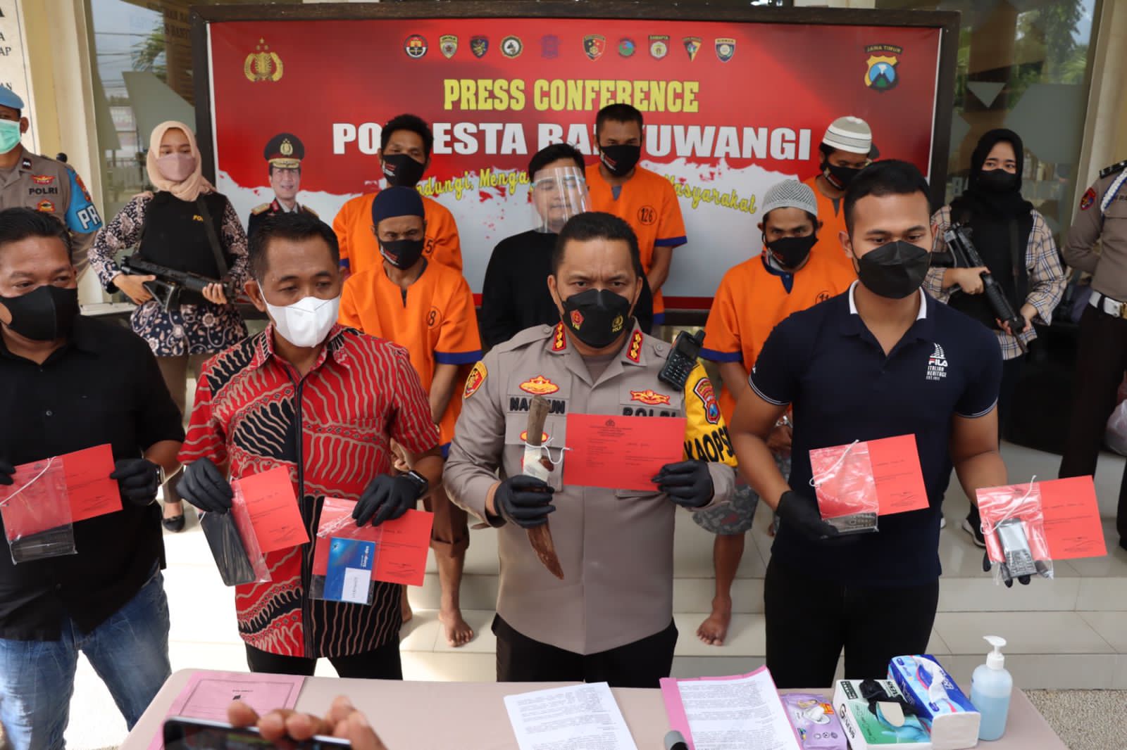 Curi 13 Ekor Sapi, 5 Orang Sindikat Pecurian Sapi di Banyuwangi Diciduk Polisi