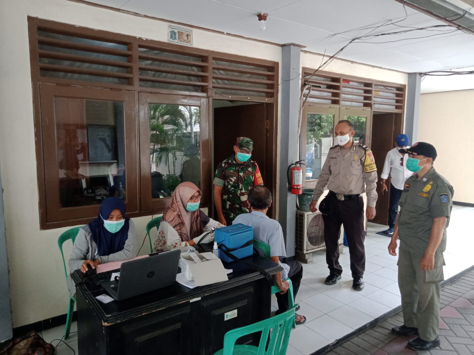 Polsek Pabean Cantikan Buka Gerai Vaksinasi Untuk Masyarakat Umum, sEdiakan Vaksin Sinovac dan Astra Zeneca