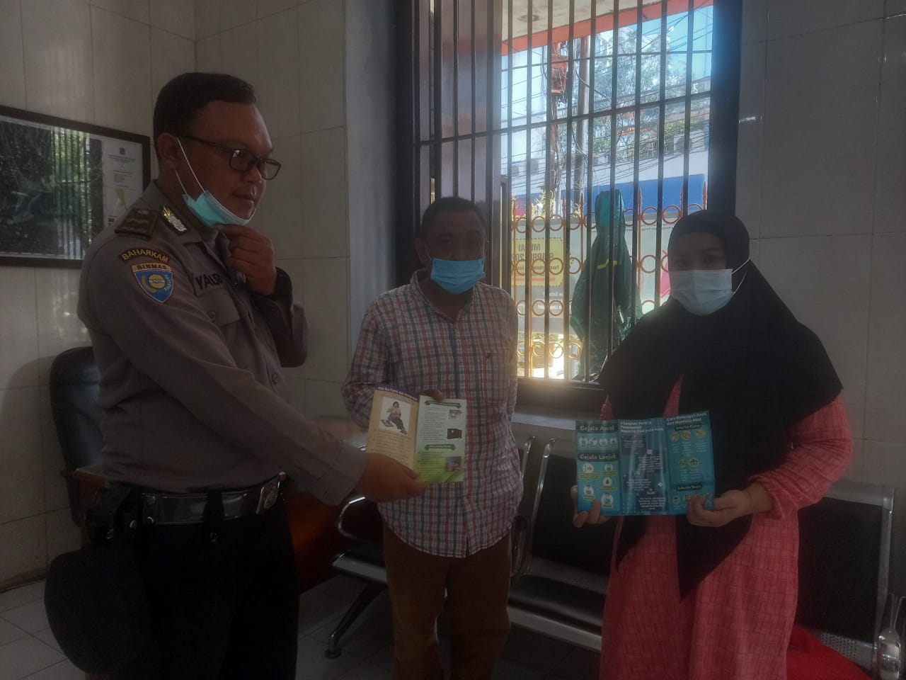 Polsek Pabean Cantikan Lakukan Giat Sosialisasi PMK Kepada Masyarakat