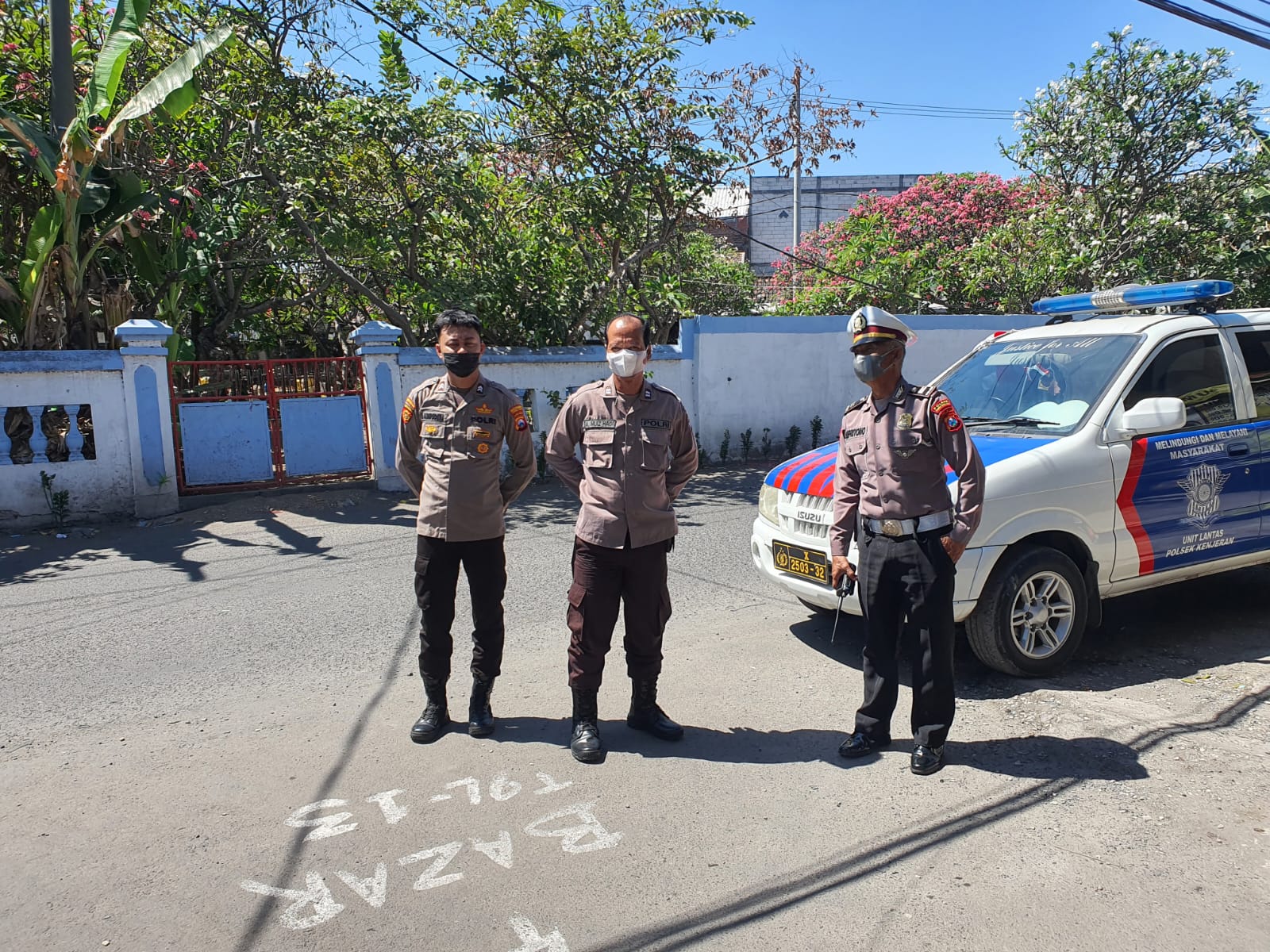 Polsek Kenjeran Lakukan Patroli Kewilayahan Antisipasi Adanya Curanmor dan Kerawanan Lainnya