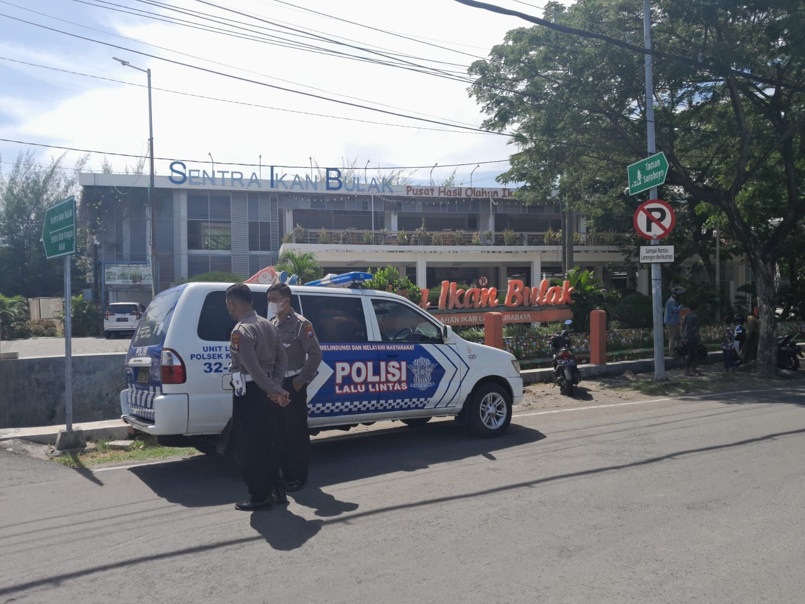 Antisipasi Adanya Tindak Kriminalitas, Polsek Kenjeran Rutin Lakukan Patroli di Titik Rawan