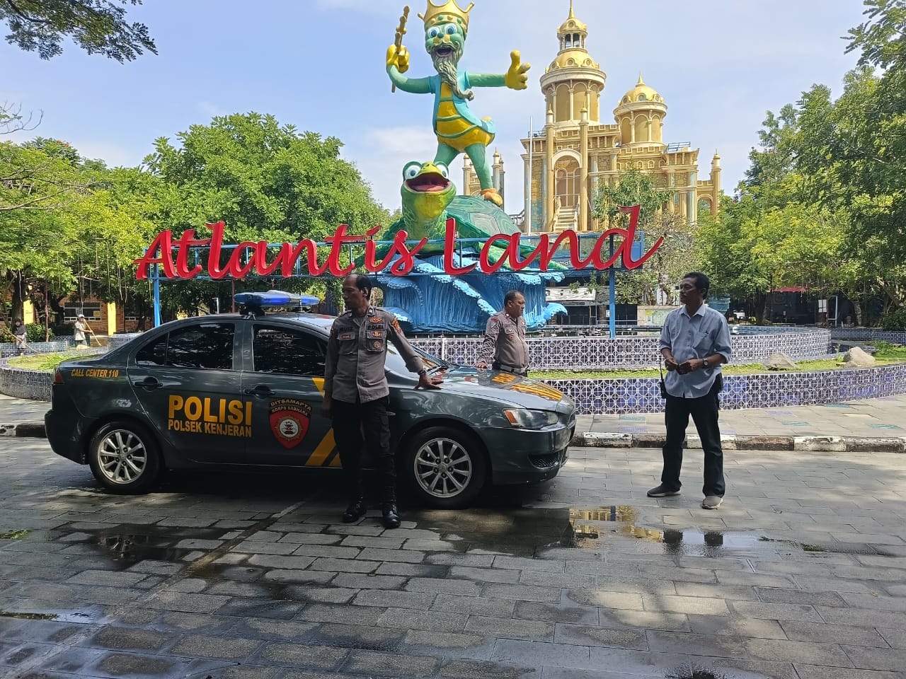 Polsek Kenjeran Pantau 3 Cepu di Pantai Ria Kenjeran, Situasi Aman Terkendali