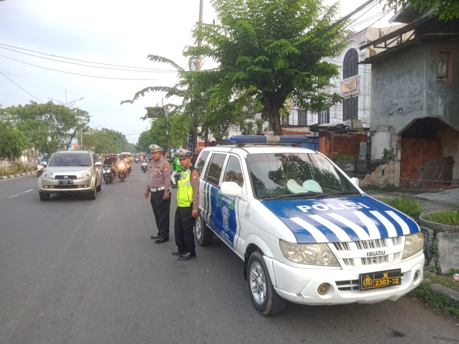 Polsek Krembangan Laksanakan Patroli Ngabuburit Menjelang Buka Puasa, Situasi Terpantau Kondusif