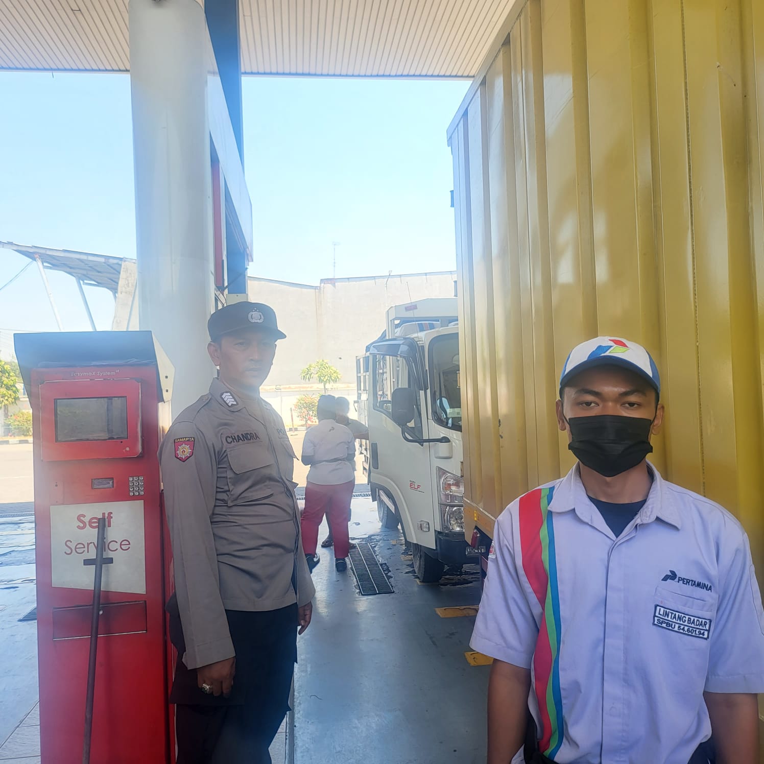 Polsek Asemrowo Melaksanakan Pemantauan SPBU, Waspada Kerawanan