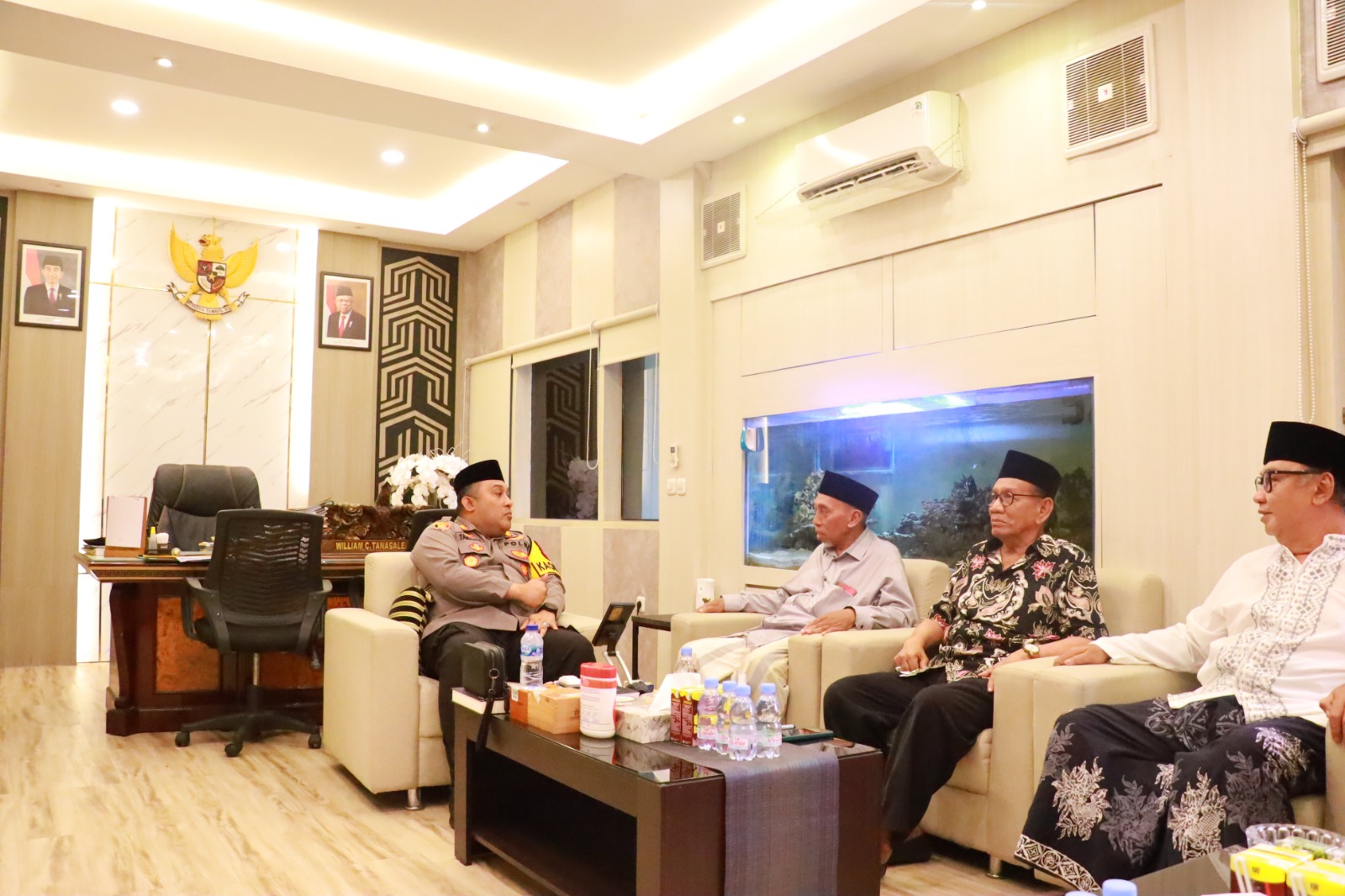 Perkuat Jalinan Silaturahmi Dengan Ulama, Polres Tanjungperak Terima Kunjungan PCNU Kota Surabaya