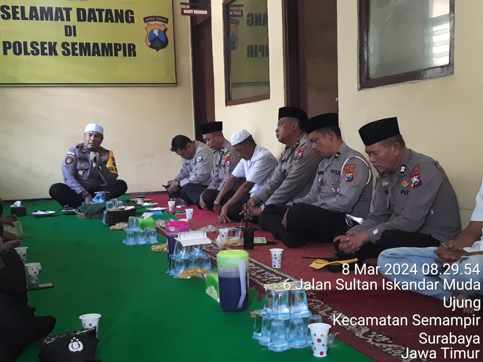Polsek Semampir Gelar Tasyakuran Sambut Bulan Suci Ramadhan